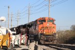 BNSF Grain Train in Sauget IL